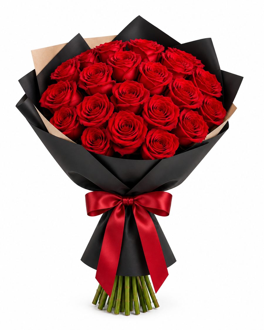 Buchet de trandafiri personalizat