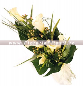 Buchet cale albe