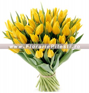 Buchet lalele galbene