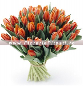 Buchet lalele portocalii