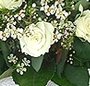 Trandafiri cu gypsophila