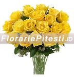 Buchet trandafiri galbeni