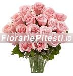 Buchet trandafiri roz