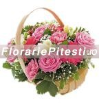 Cos cu flori